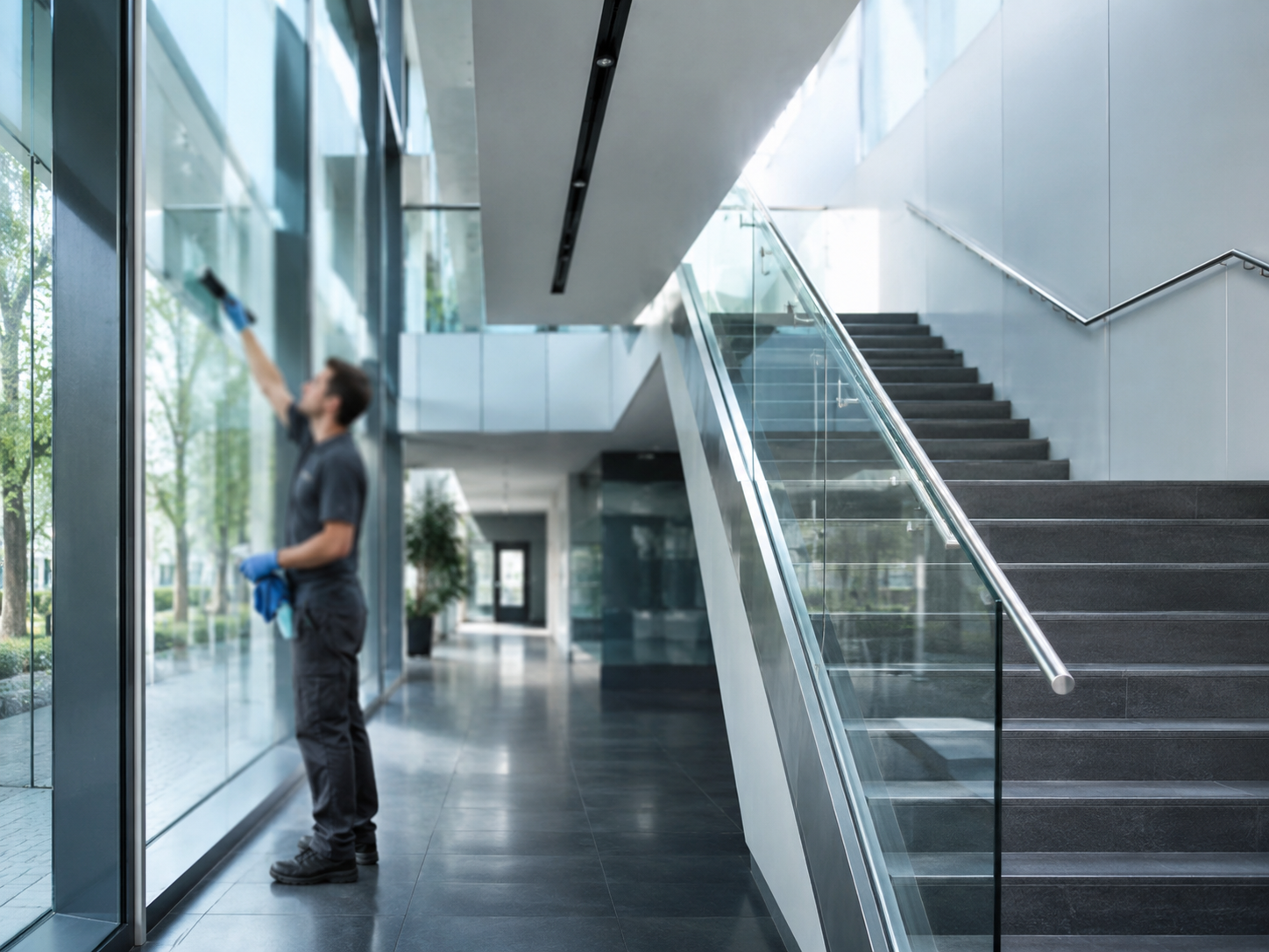 Gebäudereinigung, Büroreinigung und Glasreinigung